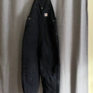 Carhartt Midnight Black Bib Overalls